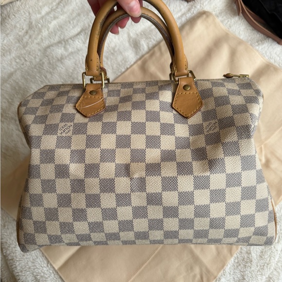 Louis Vuitton | Authentic Vintage Damier Azur Speedy 30 Handbag - Picture 2 of 16